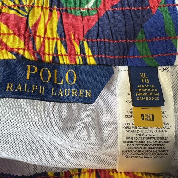 Polo Ralph Lauren Hoffman Print Classic Fit 5.75" Swim Trunks Sz: XL - Picture 6 of 7